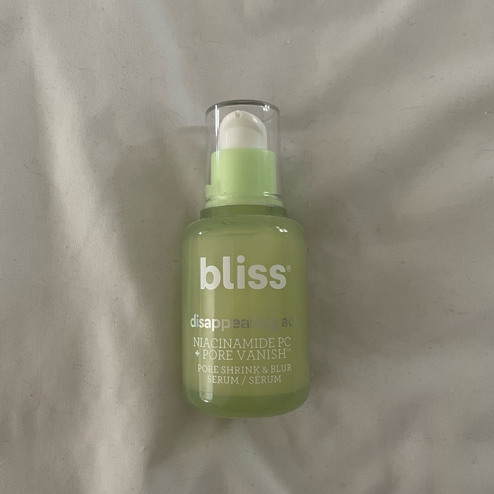 bliss disappearing act - pore shrink & blur serum